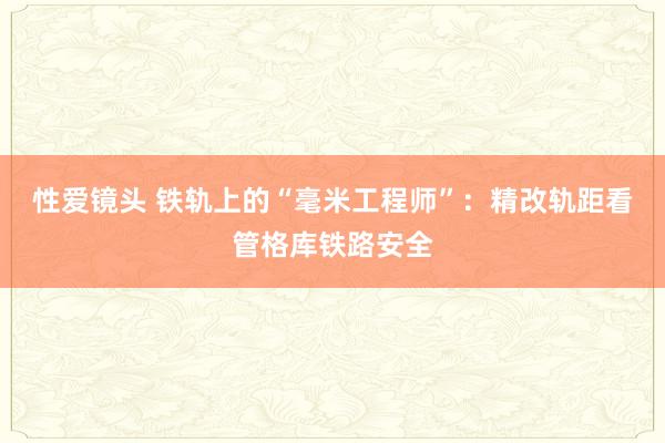 性爱镜头 铁轨上的“毫米工程师”：精改轨距看管格库铁路安全