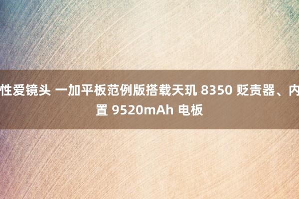 性爱镜头 一加平板范例版搭载天玑 8350 贬责器、内置 9520mAh 电板