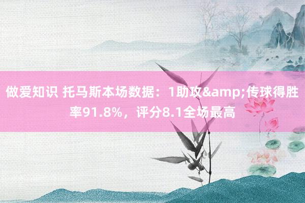 做爱知识 托马斯本场数据：1助攻&传球得胜率91.8%，评分8.1全场最高