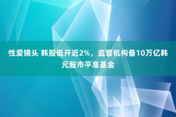 性爱镜头 韩股低开近2%，监管机构备10万亿韩元股市平准基金