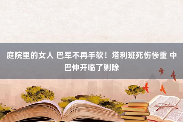 庭院里的女人 巴军不再手软！塔利班死伤惨重 中巴伸开临了剿除