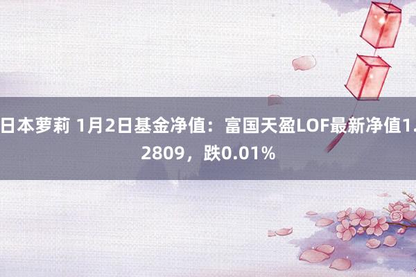 日本萝莉 1月2日基金净值：富国天盈LOF最新净值1.2809，跌0.01%