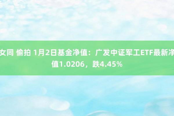 女同 偷拍 1月2日基金净值：广发中证军工ETF最新净值1.0206，跌4.45%