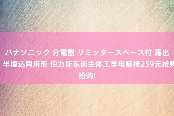 パナソニック 分電盤 リミッタースペース付 露出・半埋込両用形 伯力斯东谈主体工学电脑椅259元抢购!